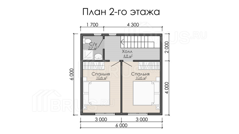 Проект каркасного дома «Горка»