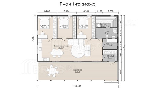 Проект каркасного дома «Кингисепп»