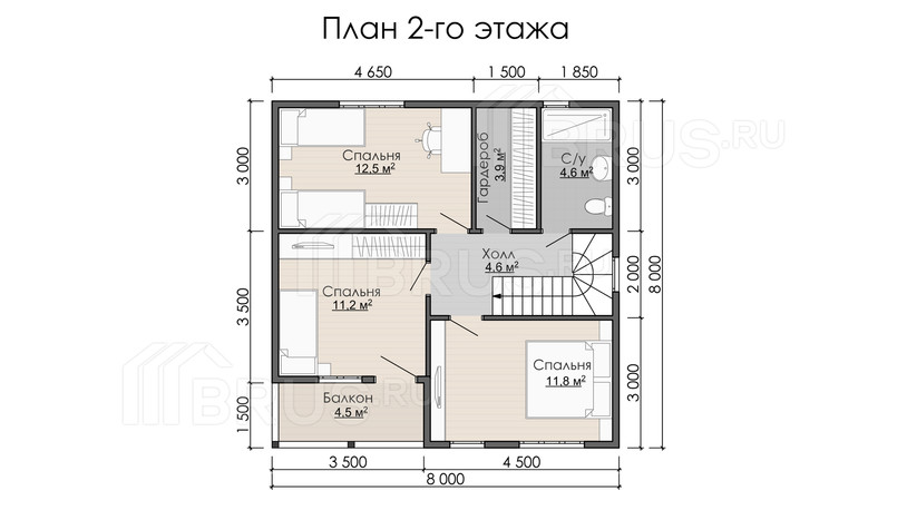 Проект каркасного дома «Коробицыно»