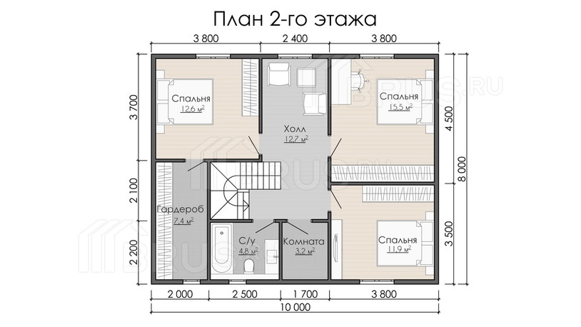 Проект каркасного дома «Красногорск»