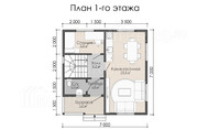 Проект каркасного дома «Лесогорский»