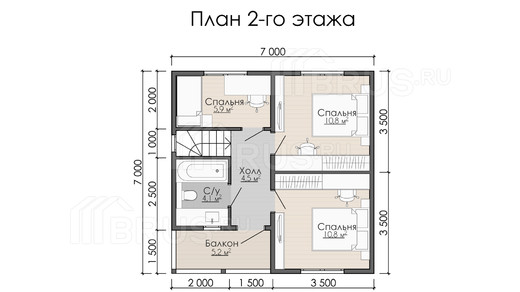 Проект каркасного дома «Лесогорский»