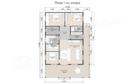 Проект каркасного дома «Новинка»