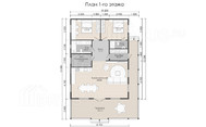 Проект каркасного дома «Пено»