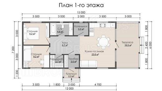 Проект каркасного дома «Райвио»