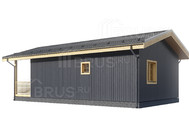 Проект каркасного дома «Рощино»