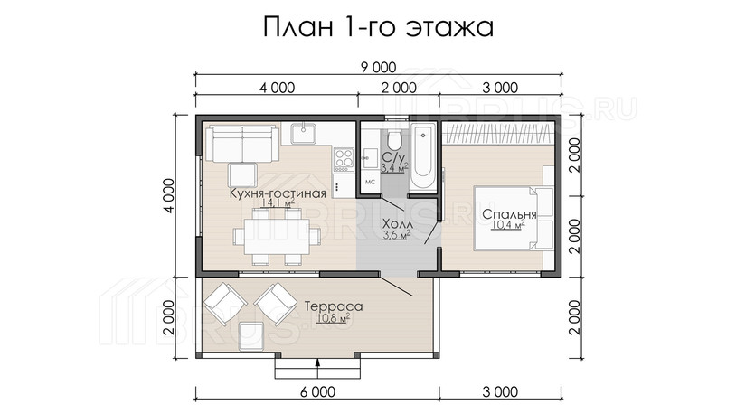 Проект каркасного дома «Павловск»