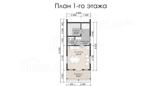 Проект каркасного дома «Тукса»