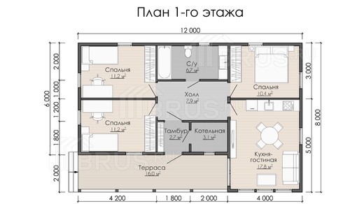 Проект каркасного дома «Виллози»
