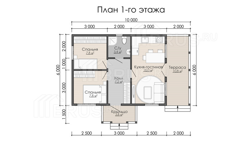 Проект каркасного дома «Вирки»