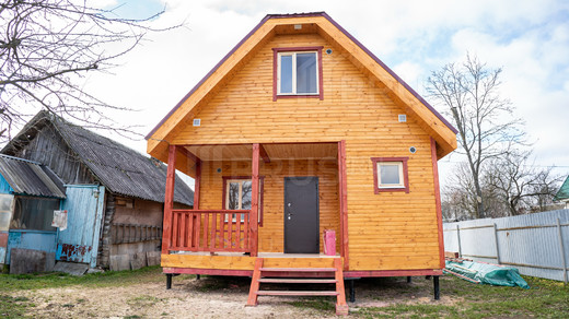 Каркасный дом 6x8