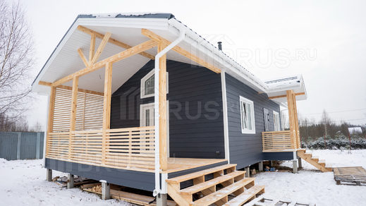 Каркасный дом 6x12