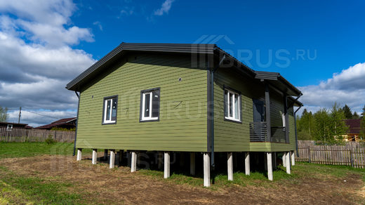 Каркасный дом 12x8,3