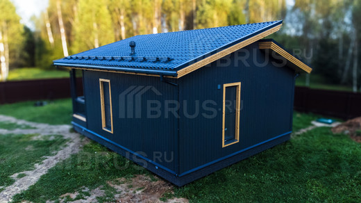 Каркасный дом 7x9