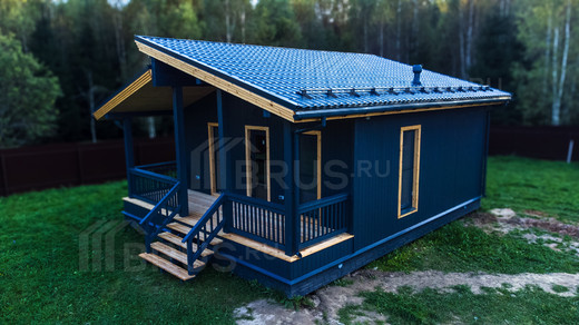 Каркасный дом 7x9