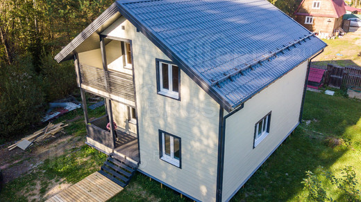 Каркасный дом 8x9